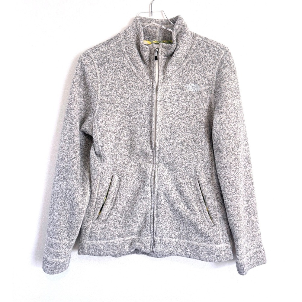 The North Face | Women's Crescent Full Zip Fleece Jacket - Grey Heather